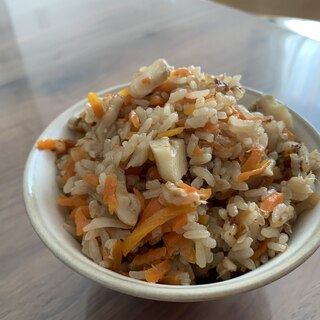 人参の炊き込みご飯